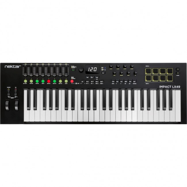 Nektar Impact LX 49 mkIII - MIDI keyboard 49 keys USB, black Nektar Impact LX 49 mkIII - MIDI keyboard 49 keys USB, black