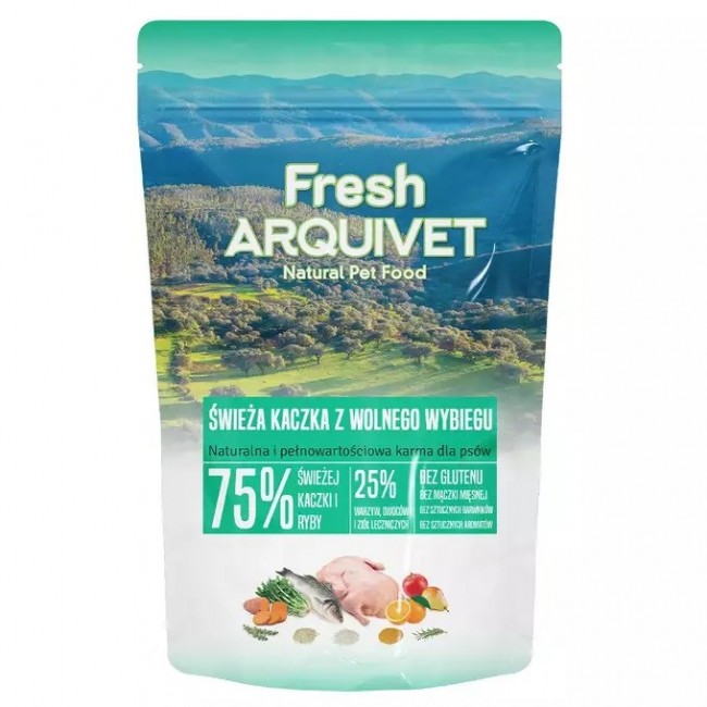 ARQUIVET Fresh Duck and fish - dry dog food - 100g