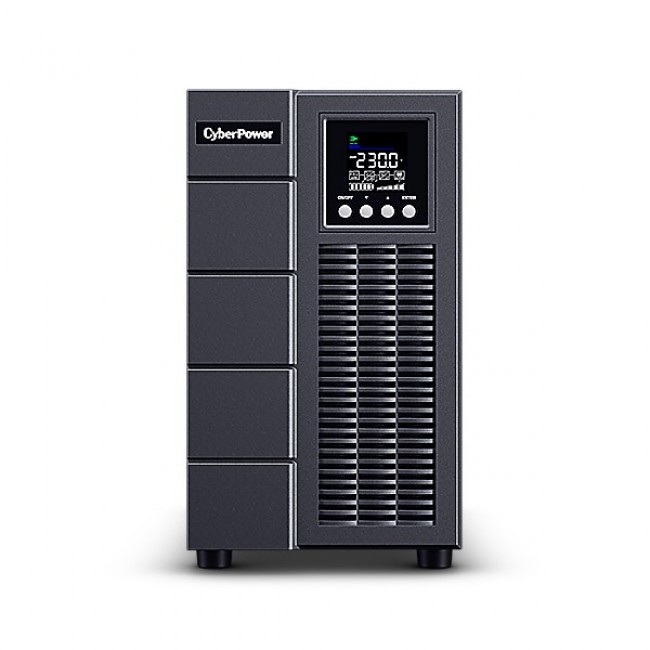 CyberPower OLS3000EA-DE uninterruptible power supply (UPS) Double-conversion (Online) 3 kVA 2700 W 7 AC outlet(s) CyberPower OLS3000EA-DE uninterruptible power supply (UPS) Double-conversion (Online) 3 kVA 2700 W 7 AC outlet(s)
