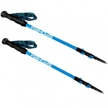 Spokey Carbon Trekking Poles blue-black 927900