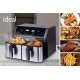 IDEAL Fat-free fryer, double horizontal 9L, 8 functions - including food drying IDEAL Fat-free fryer, double horizontal 9L, 8 functions - including food drying