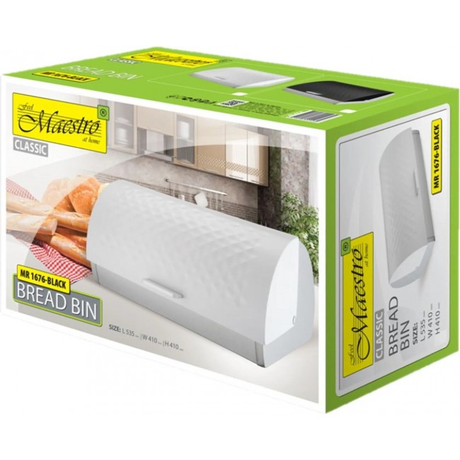 Maestro MR-1676-WHITE Bread Loaf, white Maestro MR-1676-WHITE Bread Loaf, white