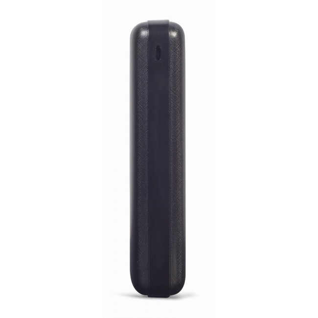 Gembird PB20-02 power bank Lithium Polymer (LiPo) 20000 mAh Black Gembird PB20-02 power bank Lithium Polymer (LiPo) 20000 mAh Black