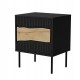 Cama INSERTO bedside cabinet, 2 pcs, 50x40x61.5 cm, black + LED Cama INSERTO bedside cabinet, 2 pcs, 50x40x61.5 cm, black + LED