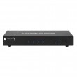 Techly IDATA DP-KVM4 KVM switch Rack mounting Black Techly IDATA DP-KVM4 KVM switch Rack mounting Black