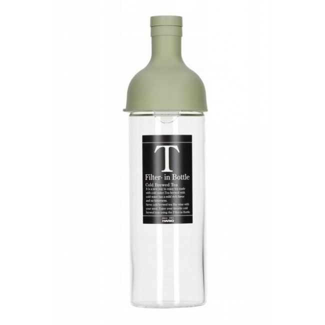 HARIO Cold Brew Tea 750ml Filter Bottle, Muted Green