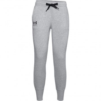 Under Armour Rival Fleece Grey Melange Trousers 1356416 035 L