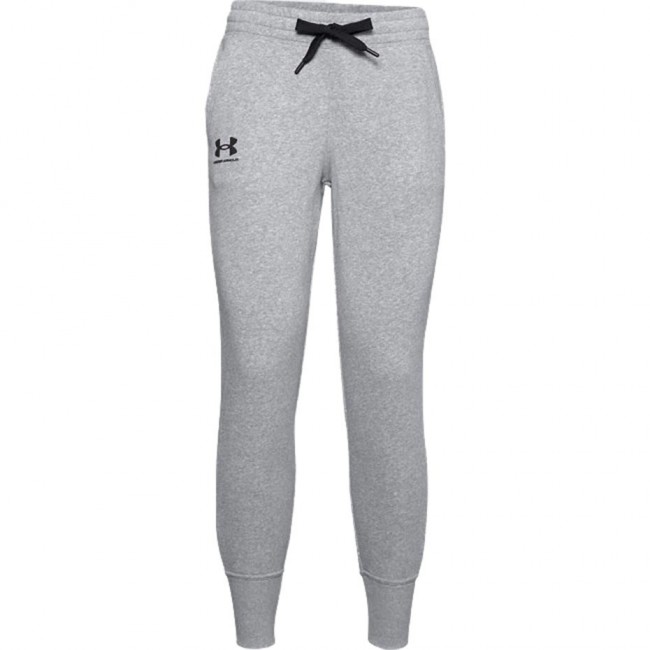 Under Armour Rival Fleece Grey Melange Trousers 1356416 035 L