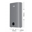 LIN LIFVD1SMGY 80L UNIVERSAL grey electric water heater with Wi-Fi