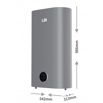 LIN LIFVD1SMGY 80L UNIVERSAL grey electric water heater with Wi-Fi