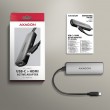 Axagon RVC-HI8KPD, USB-C - HDMI 2.1 adapter, 8K/60Hz, 4K/144Hz, HDR10+, PD100W