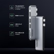 Ugreen 80856 laptop dock/port replicator 2 x USB 3.2 Gen 2 (3.1 Gen 2) Type-C Aluminium