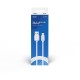 USB cable 3 m USB 2.0, USB A - Micro USB White SAVIO CL-167