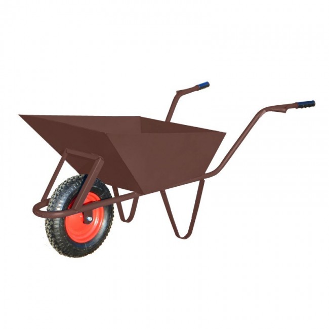 AWTOOLS WHEELBARROW CONSTRUCTION 85L/1.5mm BROWN+WHEEL COVER