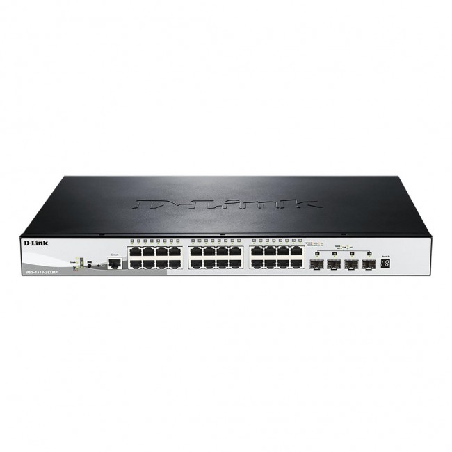 D-Link DGS-1510-28XMP Managed L2/L3 Gigabit Ethernet (10/100/1000) Power over Ethernet (PoE) Black, Grey D-Link DGS-1510-28XMP Managed L2/L3 Gigabit Ethernet (10/100/1000) Power over Ethernet (PoE) Black, Grey