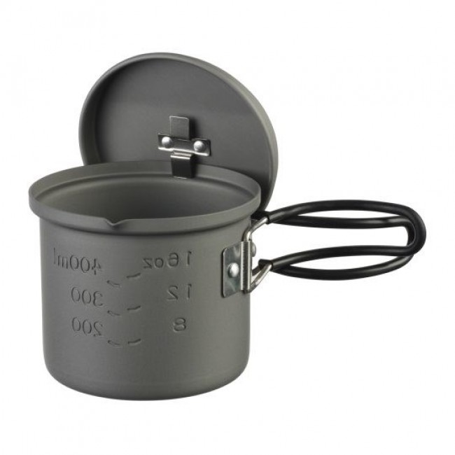 ESBIT PT625HA camping cookware Pot 0.625 L Aluminium, Black ESBIT PT625HA camping cookware Pot 0.625 L Aluminium, Black