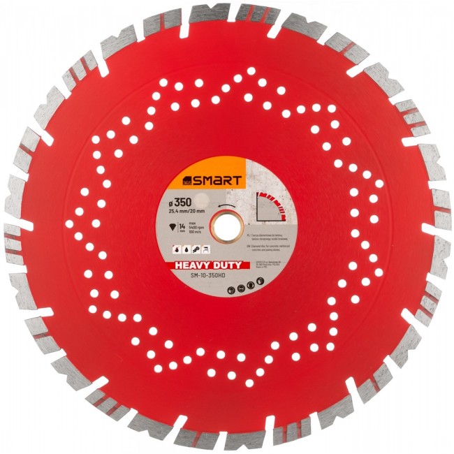 Heavy Duty Diamond Blade 350x25.4mm