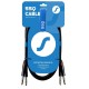 SSQ JSJS1 SS-1456 Cable 2x Jack Stereo - 2x Jack Stereo 1 m Black SSQ JSJS1 SS-1456 Cable 2x Jack Stereo - 2x Jack Stereo 1 m Black