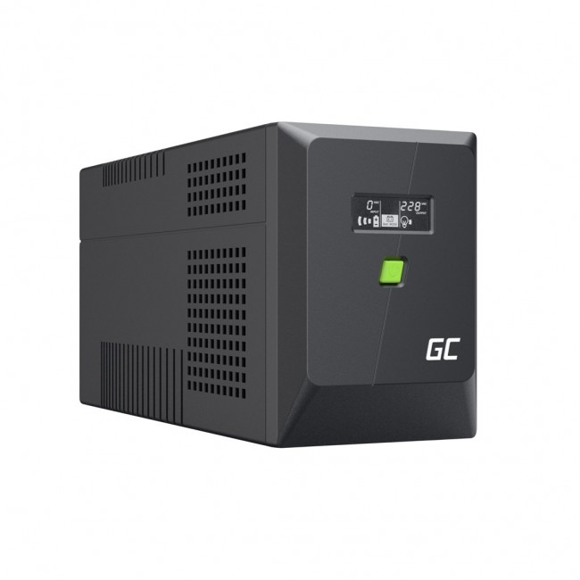 Green Cell uninterruptible power supply (UPS) 2 kVA 1400 W 4 AC outlet(s) Green Cell uninterruptible power supply (UPS) 2 kVA 1400 W 4 AC outlet(s)
