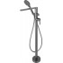Freestanding bathtub mixer with shower set