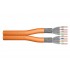 Digitus CAT 7 S/FTP data cable - installation cable, 100 m, duplex, Dca-s2, d1, a1