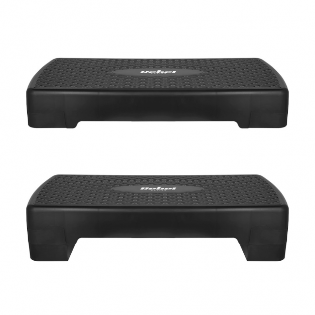 REBEL ACTIVE Fitness Step 2 Levels Black REBEL ACTIVE Fitness Step 2 Levels Black