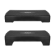 REBEL ACTIVE Fitness Step 2 Levels Black REBEL ACTIVE Fitness Step 2 Levels Black