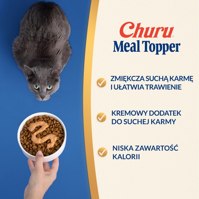INABA Churu Meal Topper Tuna with scallop - cat treats - 4 x 14g INABA Churu Meal Topper Tuna with scallop - cat treats - 4 x 14g