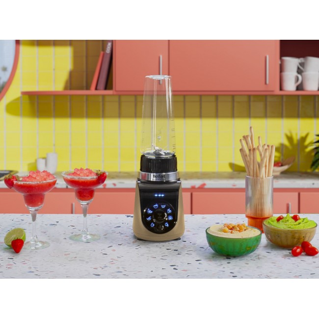 Tefal Blend Up BL190AF0 blender 0.85 L Tabletop blender 1000 W Beige, Black, Transparent