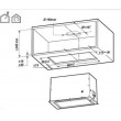 Elica LANE BL MAT/A/72 Built-in Black B 550 m /h