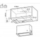 Elica LANE BL MAT/A/72 Built-in Black B 550 m /h