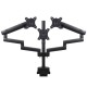 Maclean MC-811 Monitor Bracket Desk Mount Holder For 3 LCD LED Monitors USB 17'' - 27