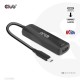 CLUB3D USB Gen2 Type-C to HDMI 8K60Hz or 4K120Hz HDR10+ with DSC1.2 with Power Delivery 3.0 Active Adapter M/F