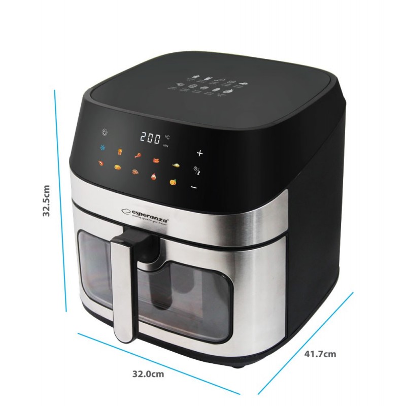 Esperanza EKA005 Non-fat fryer 8L, 1600W Inox