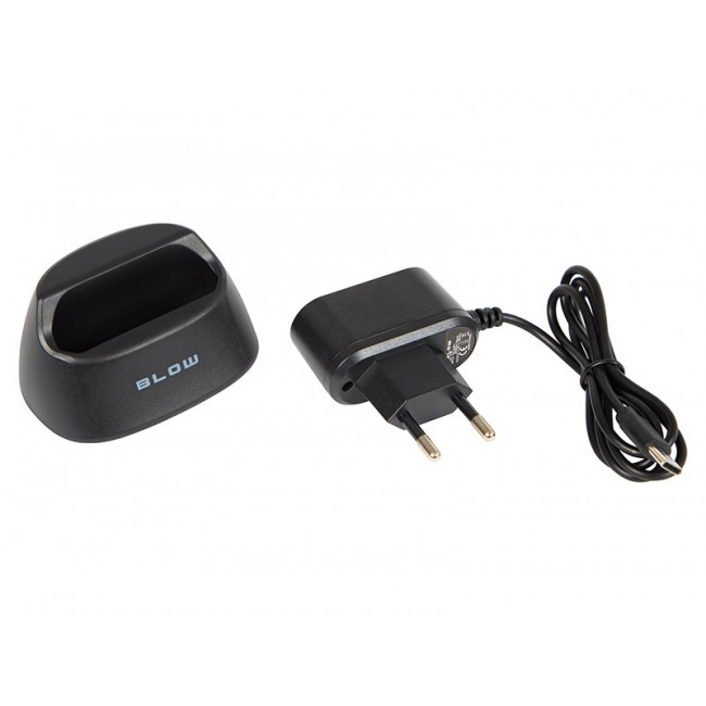BLOW Black Senior Phone with Stand S18D BLOW Black Senior Phone with Stand S18D