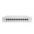 Digitus CAT 6A Patch Panel, shielded, 12-Port, 1HE, 10