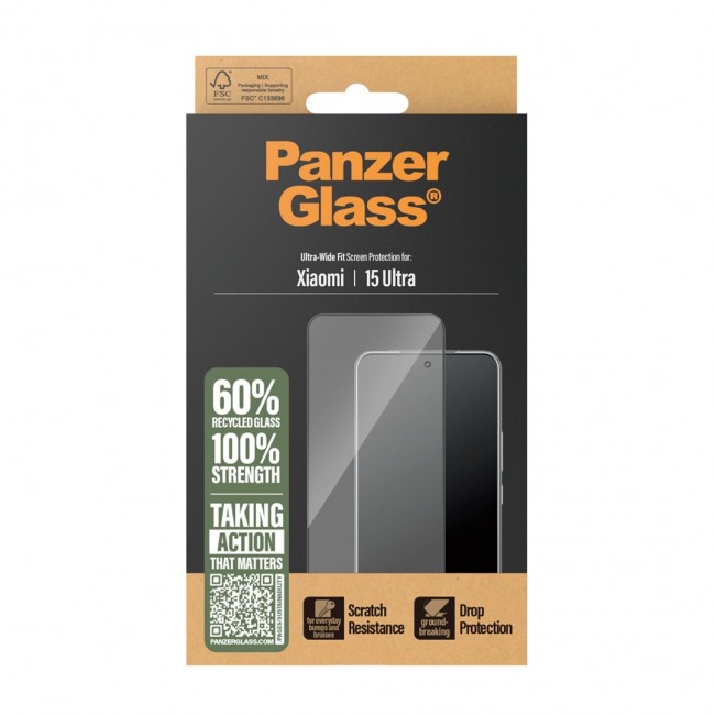 PanzerGlass Screen Protector Xiaomi 15 Ultra | Ultra-Wide Fit Clear screen protector 1 pc(s)