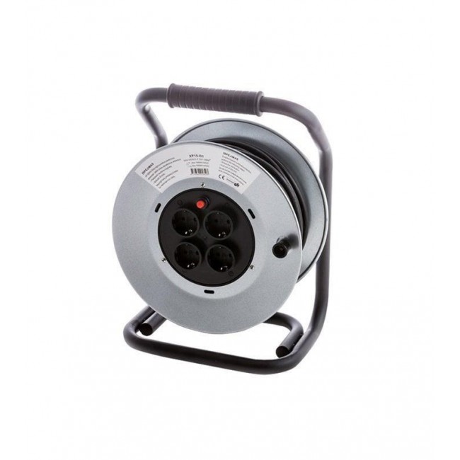 EXT CORD XP15-D1 3X1.5 50M 4P REEL MET