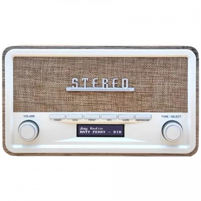 Retro radio Denver DAB-18 ligh wood