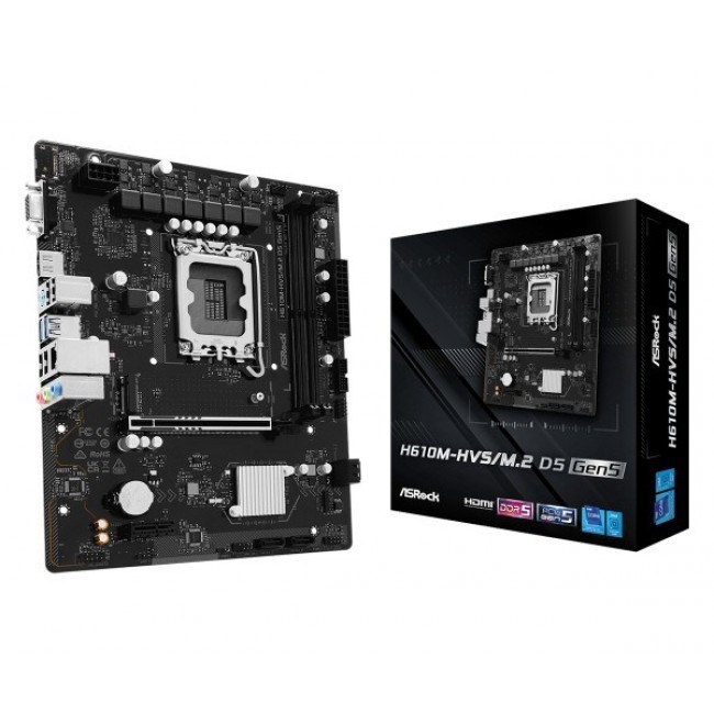 Asrock H610M-HVS/M.2 D5 GEN5 motherboard