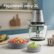 Philips 3000 series HR1503/00 electric food chopper 2 L 500 W Stainless steel