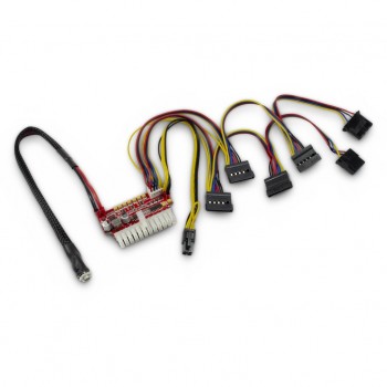 Inter-Tech 88882190 power supply unit 200 W 20+4 pin ATX Black