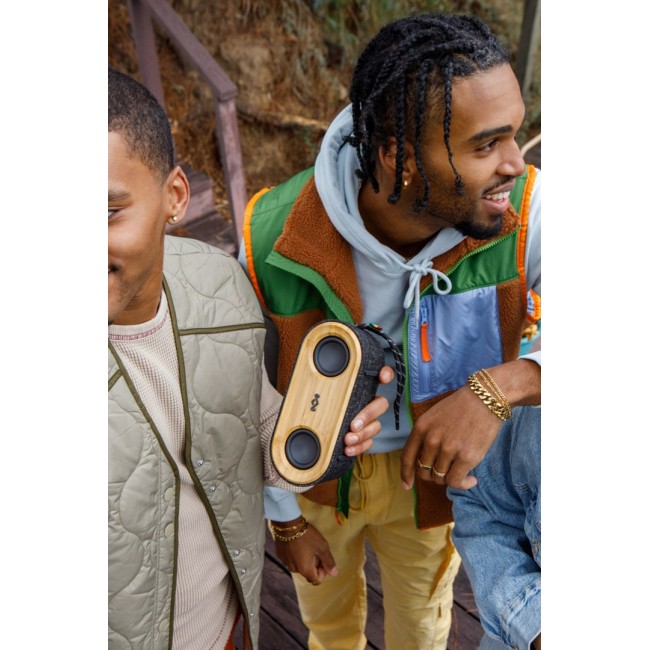 The House Of Marley EM-JA021-SB portable/party speaker Stereo portable speaker Black, Yellow 20 W