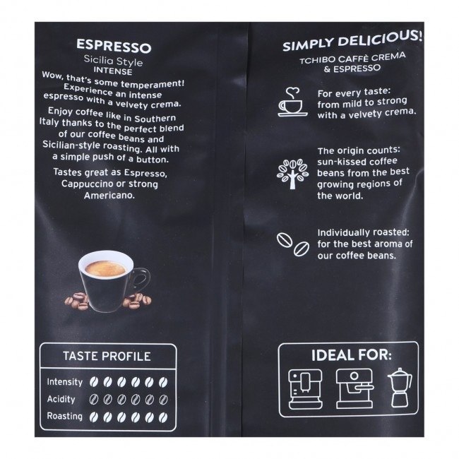 Coffee Bean Tchibo Espresso Sicilia Style 1 kg Coffee Bean Tchibo Espresso Sicilia Style 1 kg