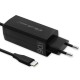 Qoltec 52420 90W GaN Super Fast Charger| 5-20V | 3-4.5A | USB-C 3.1