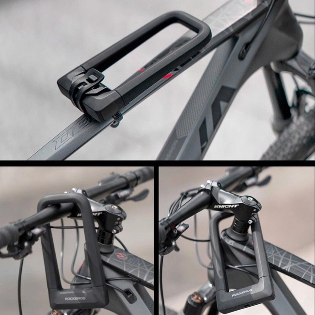 Rockbros RKS626-BKU-lock bicycle lock, black Rockbros RKS626-BKU-lock bicycle lock, black