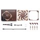 Noctua NF-A14X25 G2 LS-PWM computer cooling system Computer case Air cooler 14 cm Beige, Brown 1 pc(s) Noctua NF-A14X25 G2 LS-PWM computer cooling system Computer case Air cooler 14 cm Beige, Brown 1 pc(s)