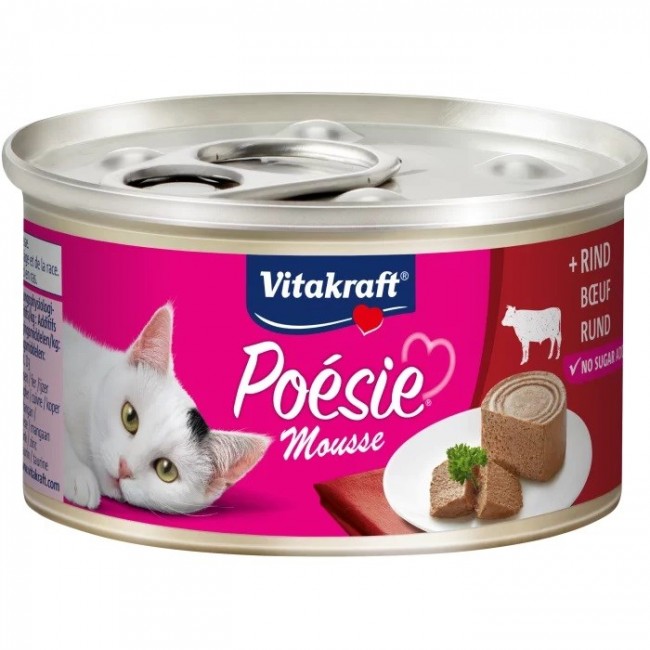 VITAKRAFT Po sie Mousse Beef - wet cat food - 85g