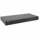 Intellinet 24-Port Gigabit Ethernet PoE+ Web-Managed Switch with 2 SFP Ports, 24 x PoE ports, IEEE 802.3at/af Power over Ethernet (PoE+/PoE), 2 x SFP, Endspan, 19