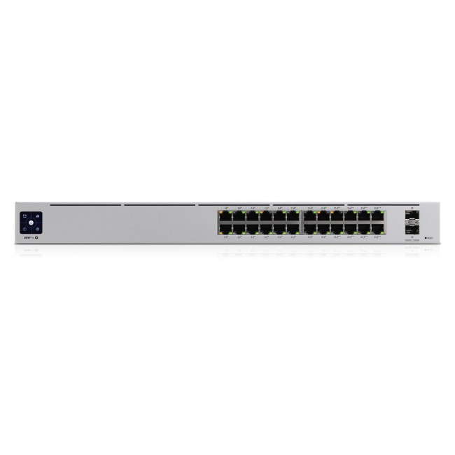 Ubiquiti UniFi Pro 24-Port PoE Managed L2/L3 Gigabit Ethernet (10/100/1000) Power over Ethernet (PoE) 1U Silver